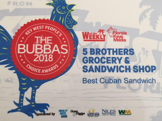 2018 Bubba Awards Best Cuban Sandwitch